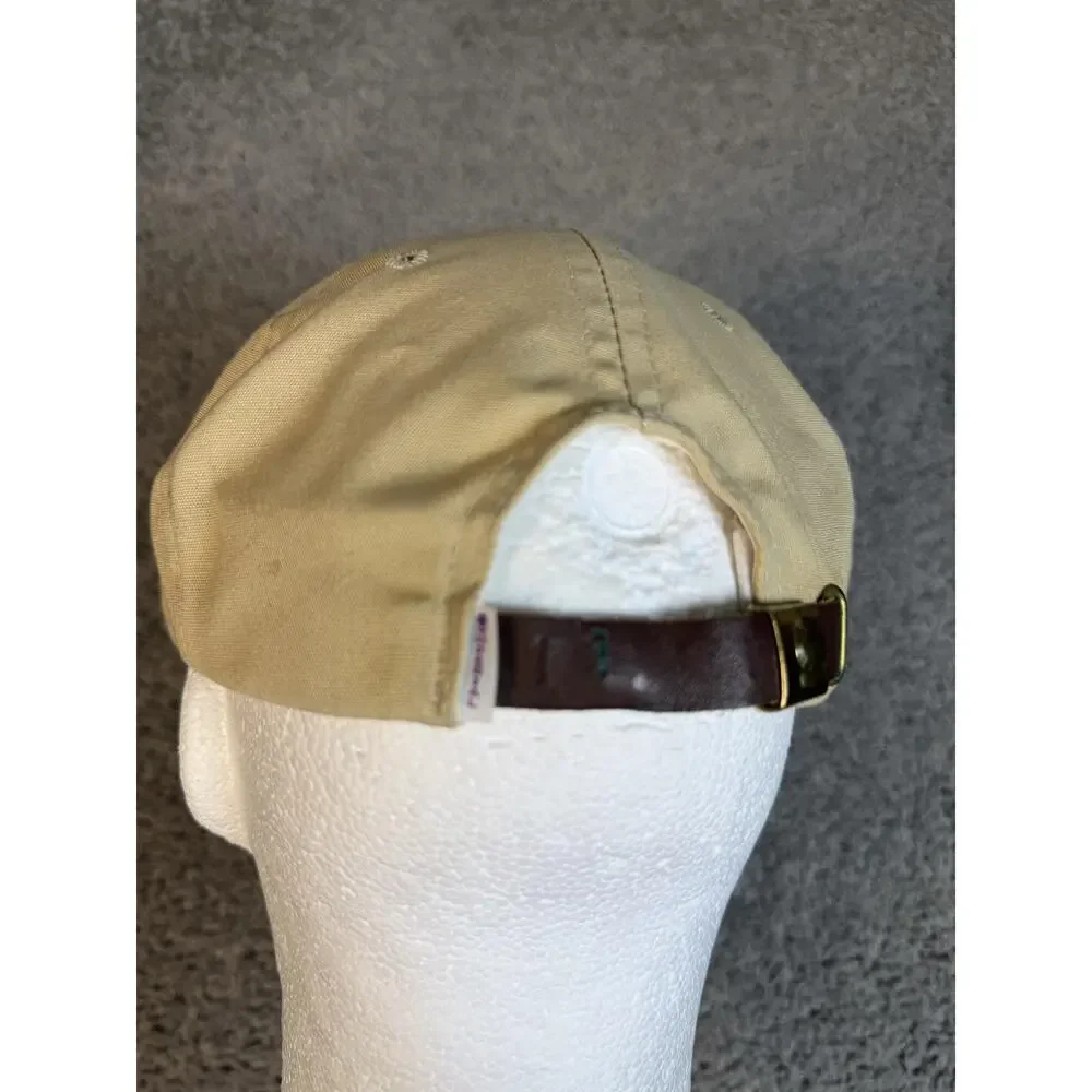 VTG Wyoming Centennial Hat Cap Strap Back Mens One Size Beige Imperial Headwear